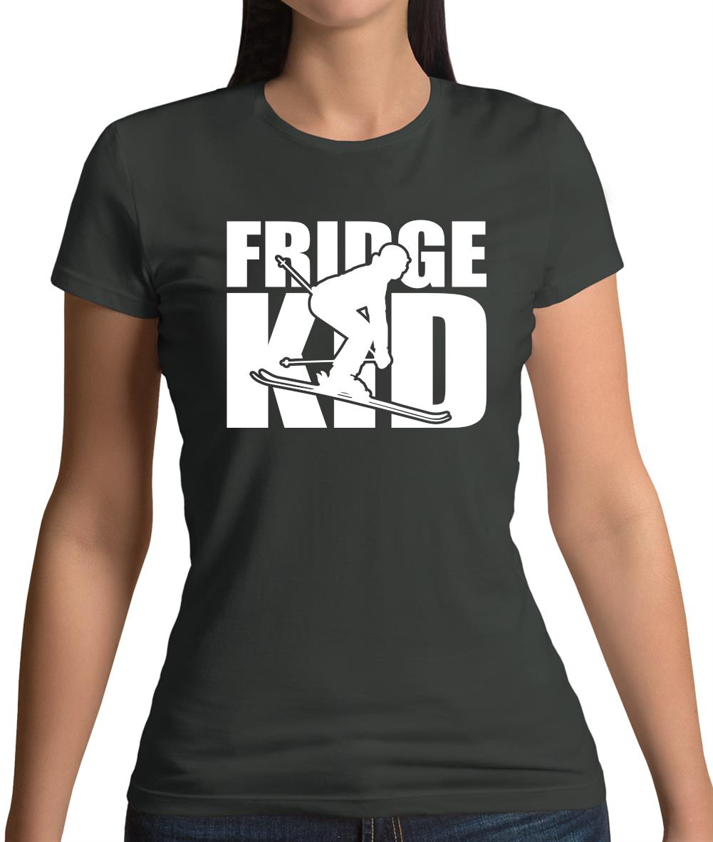 Fridge Kids Ski Womens T-Shirt