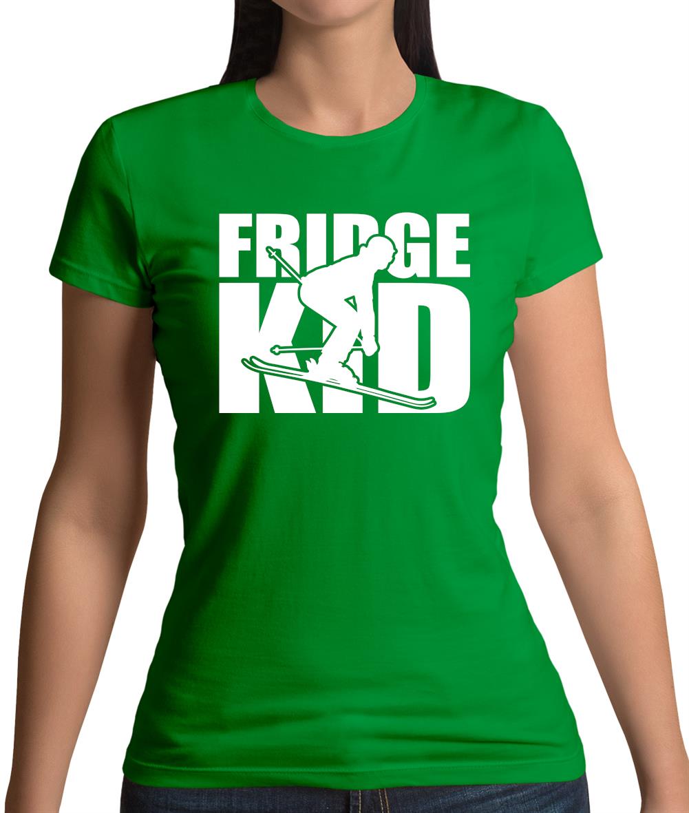 Fridge Kids Ski Womens T-Shirt