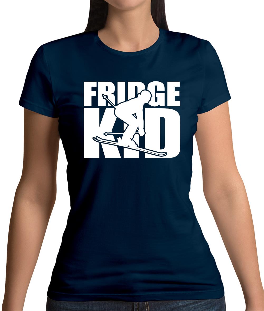 Fridge Kids Ski Womens T-Shirt
