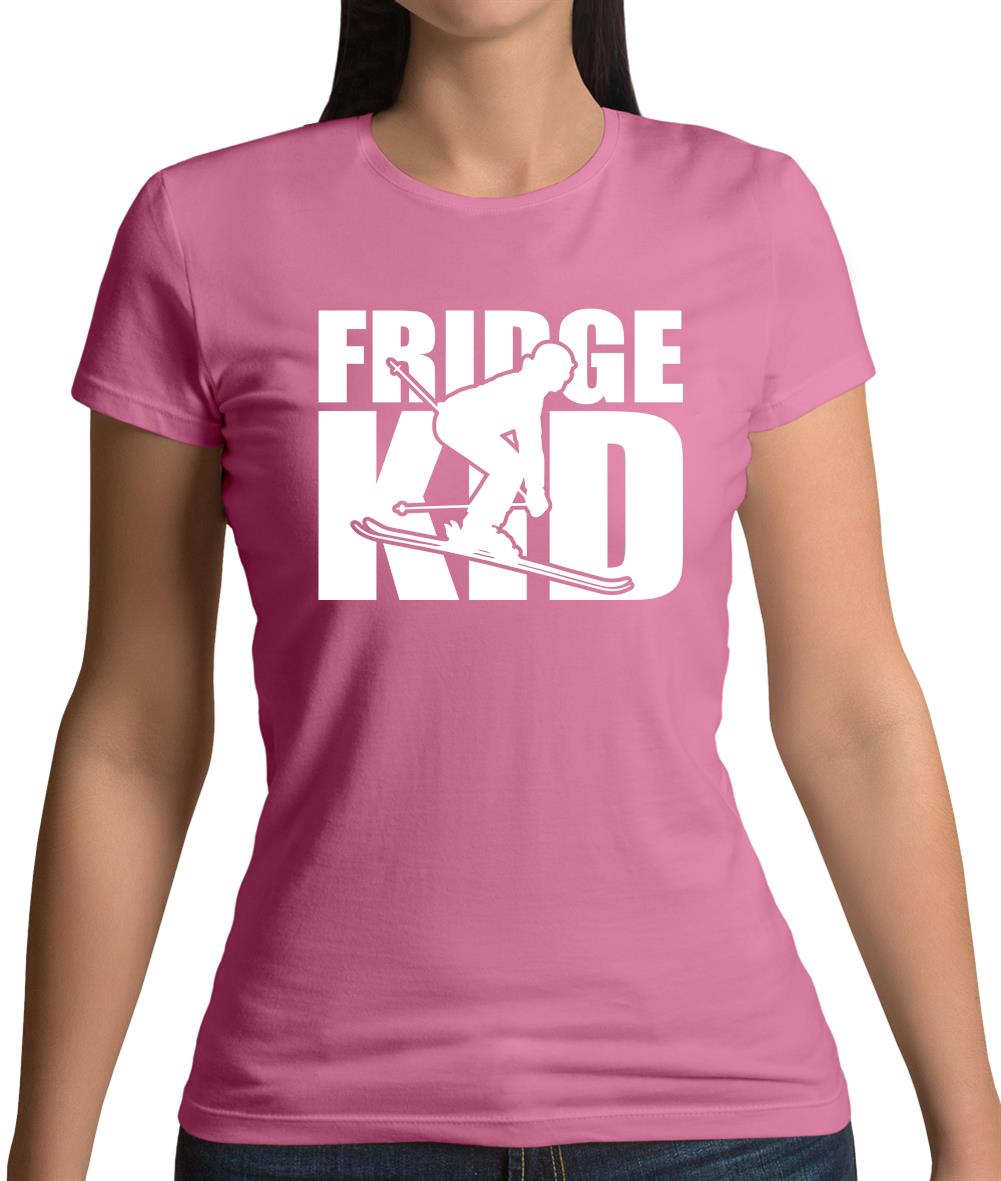 Fridge Kids Ski Womens T-Shirt