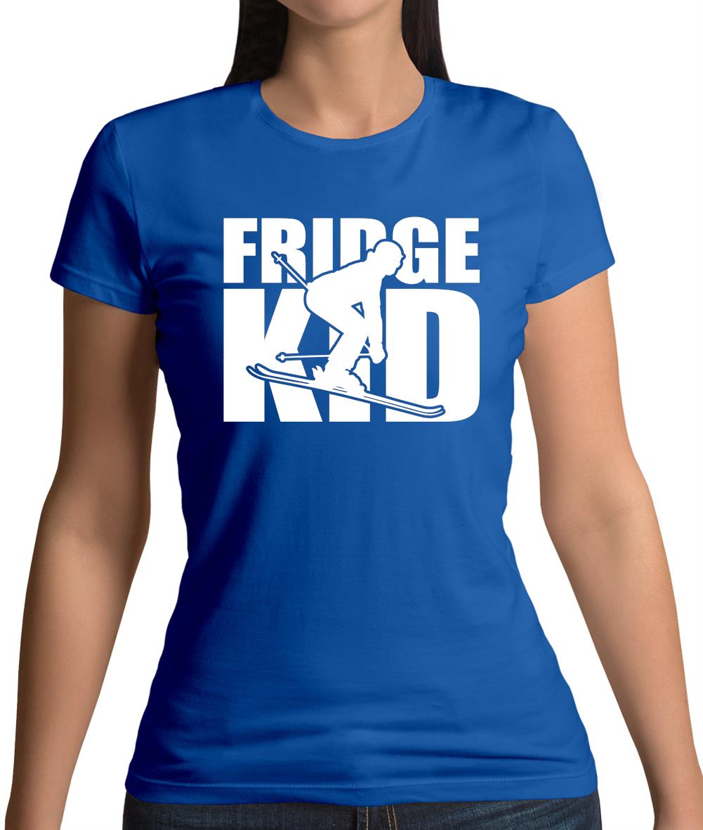 Fridge Kids Ski Womens T-Shirt