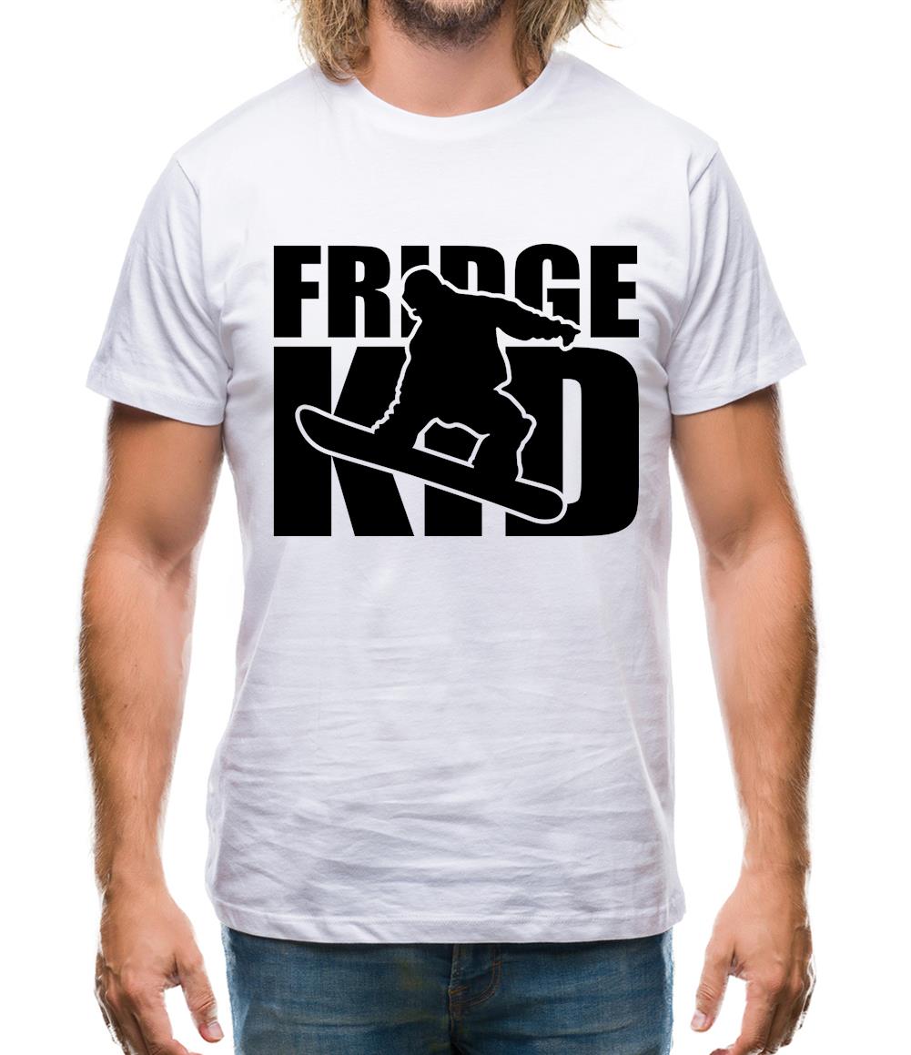 Fridge Kids Snowboard Mens T-Shirt