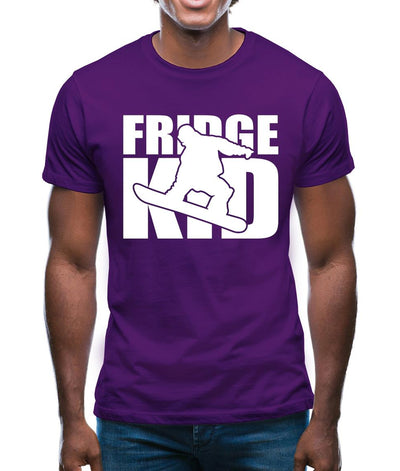 Fridge Kids Snowboard Mens T-Shirt