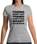 Friends Don't Let Friends Use Hashtags Womens T-Shirt