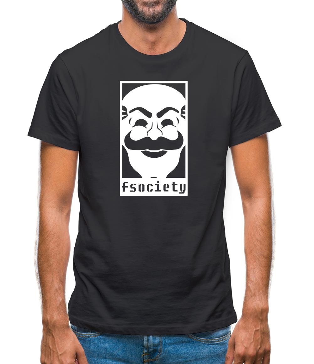 Fsociety Mask Mens T-Shirt