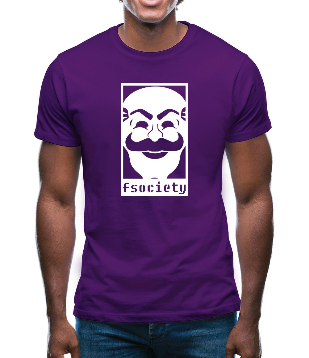 Fsociety Mask Mens T-Shirt