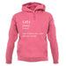 Funny Definition Cats (Like Children, Less Needy) unisex hoodie