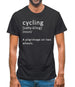 Funny Definition Of Cycling Mens T-Shirt