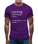 Funny Definition Of Cycling Mens T-Shirt