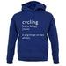 Funny Definition Of Cycling unisex hoodie