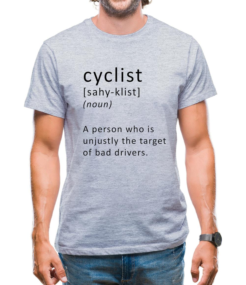 Funny Definition Of Cyclist Mens T-Shirt