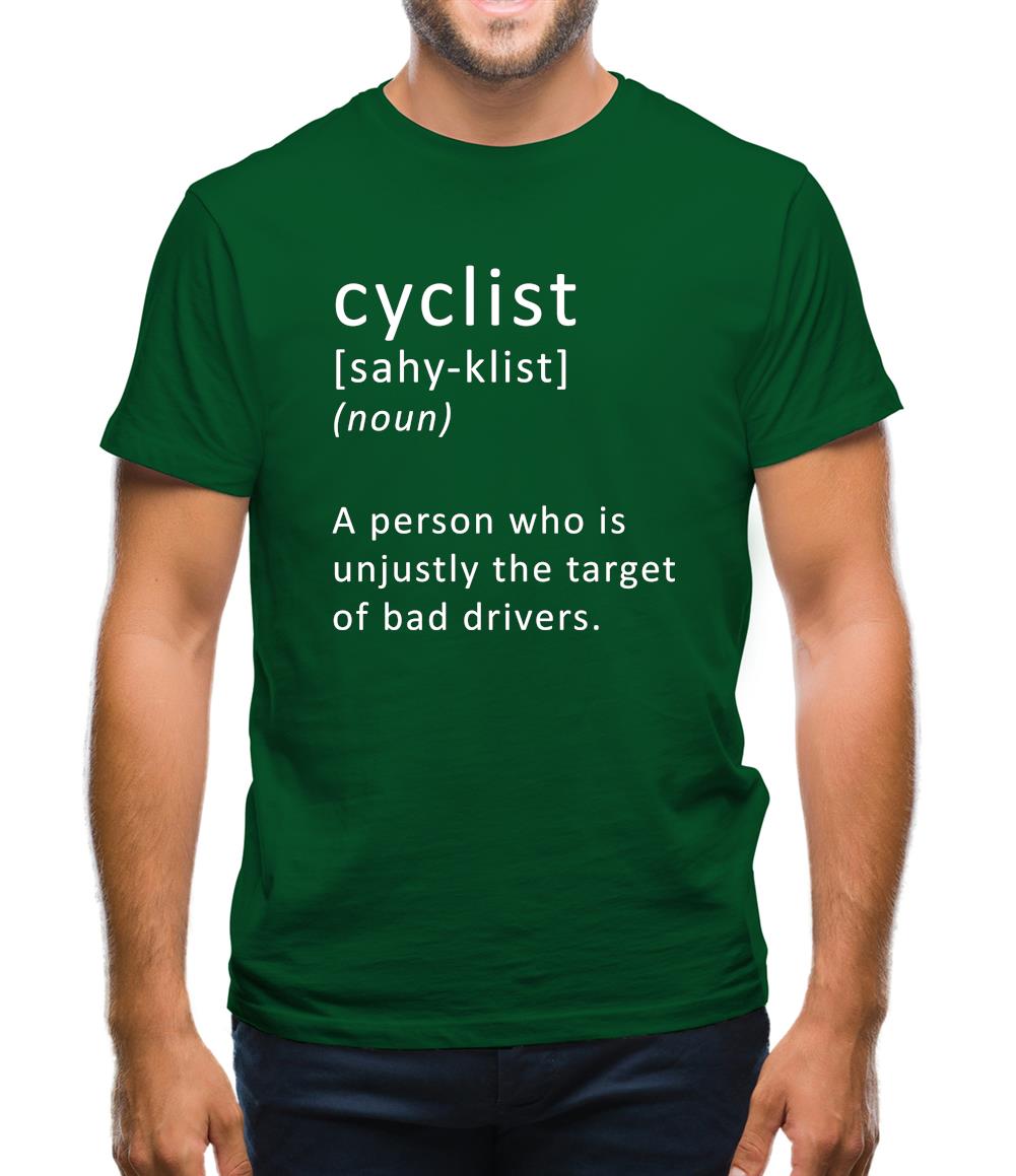 Funny Definition Of Cyclist Mens T-Shirt