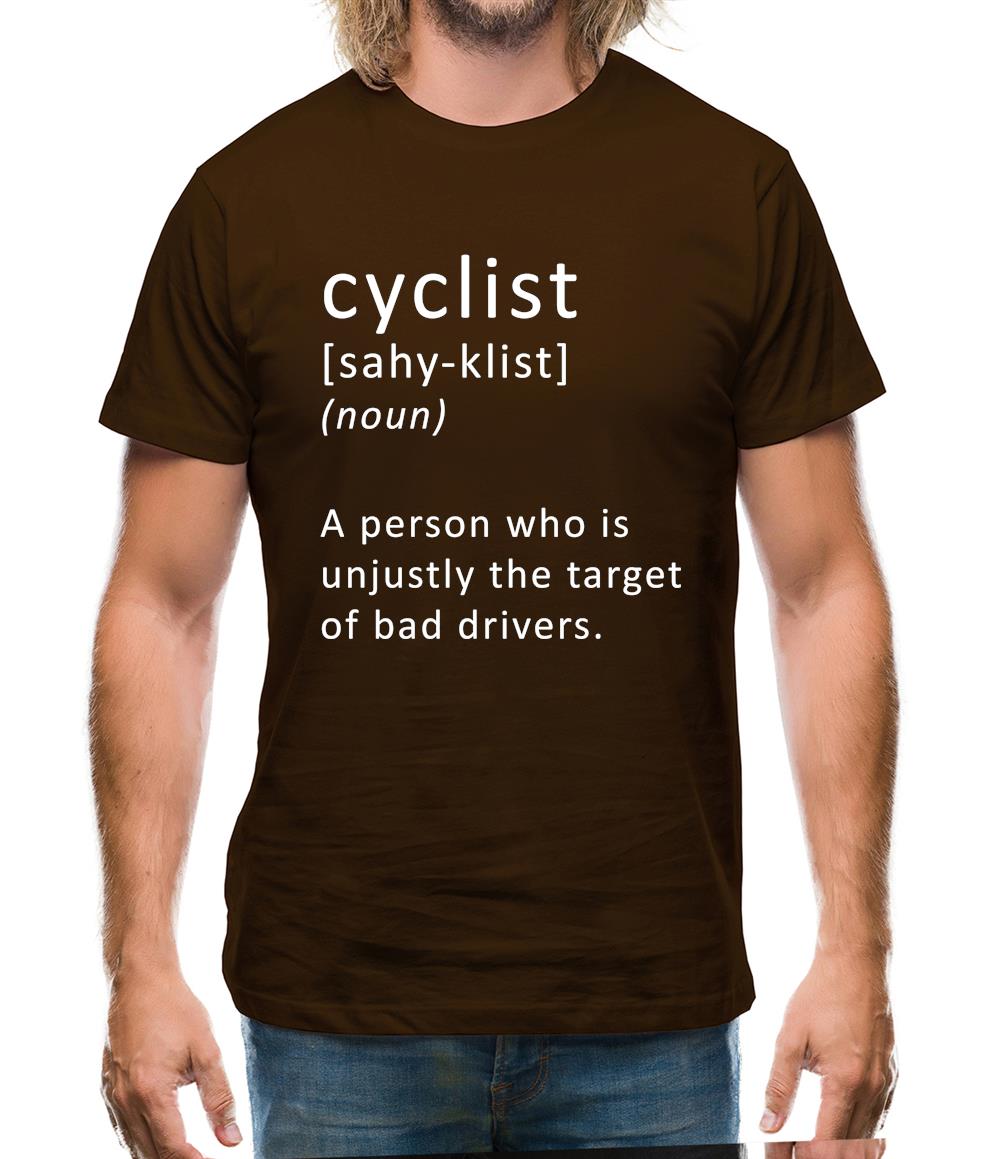 Funny Definition Of Cyclist Mens T-Shirt