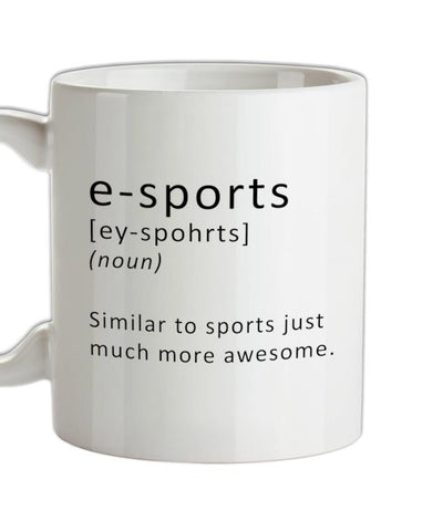 Funny Definition E-Sports Ceramic Mug