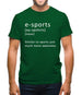 Funny Definition E-Sports Mens T-Shirt