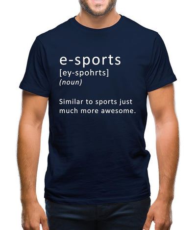 Funny Definition E-Sports Mens T-Shirt