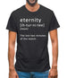 Funny Definition Of Eternity Mens T-Shirt