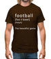 Funny Definition Of Football Mens T-Shirt