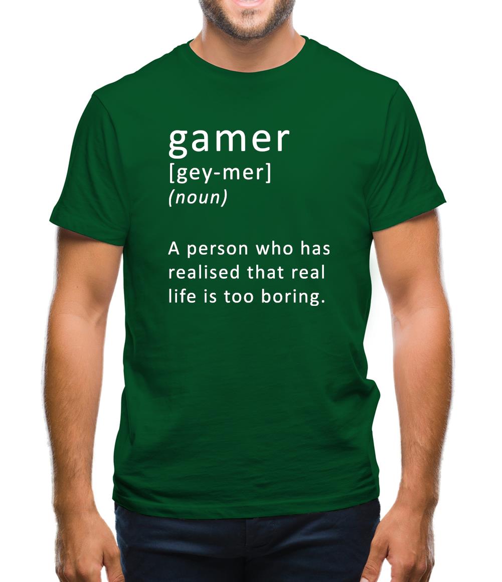 Funny Definition Of Gamer Mens T-Shirt