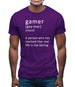 Funny Definition Of Gamer Mens T-Shirt