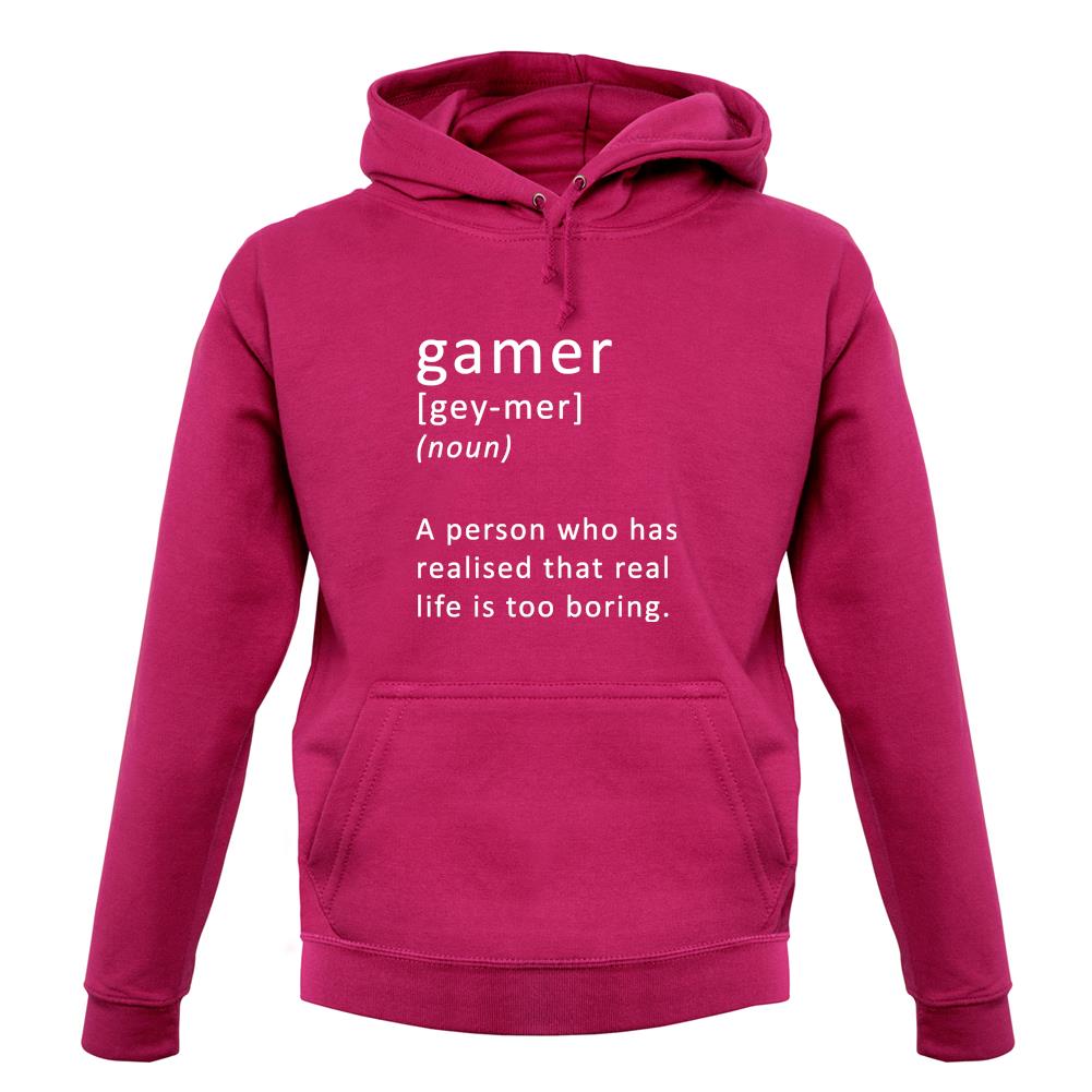 Funny Definition Of Gamer unisex hoodie
