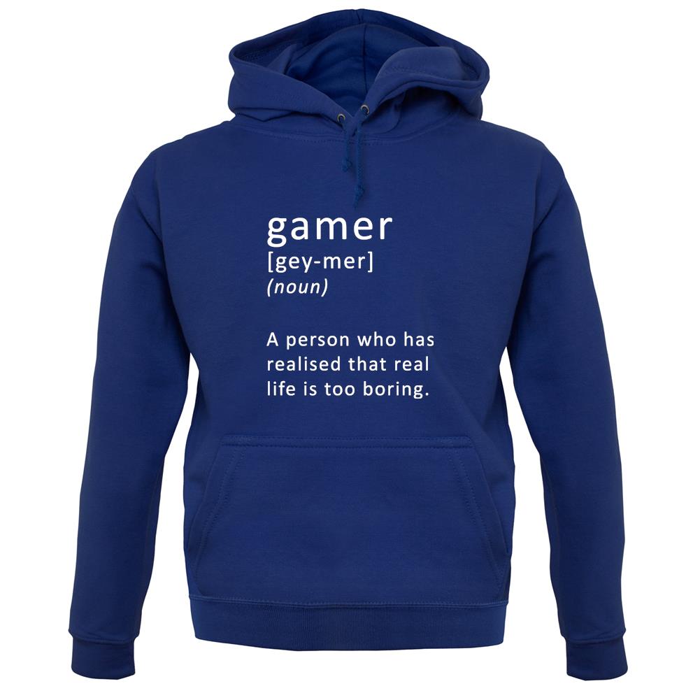Funny Definition Of Gamer unisex hoodie