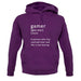 Funny Definition Of Gamer unisex hoodie