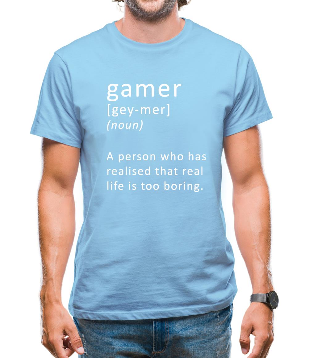 Funny Definition Of Gamer Mens T-Shirt
