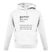 Funny Definition Of Gamer unisex hoodie