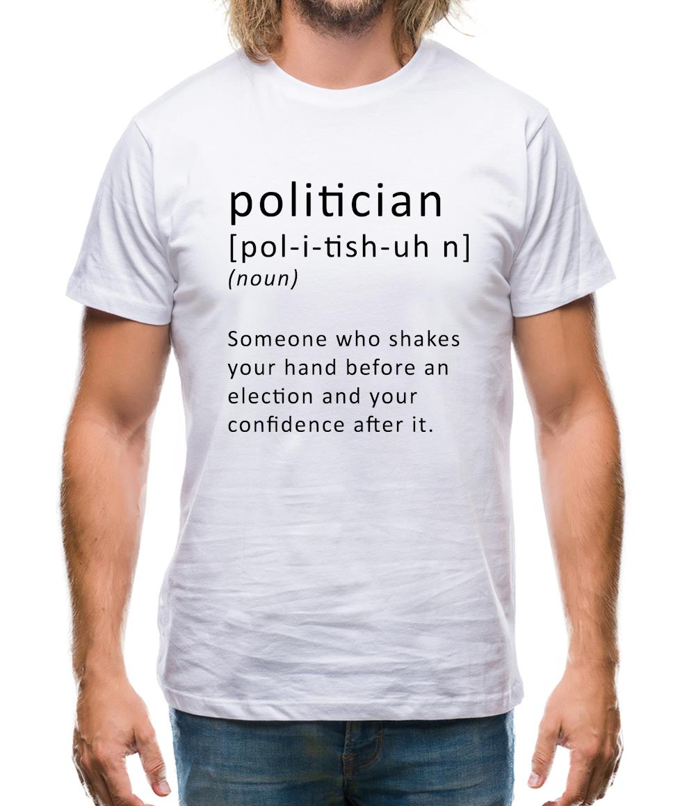 Funny Definition Politician Mens T-Shirt