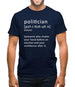 Funny Definition Politician Mens T-Shirt