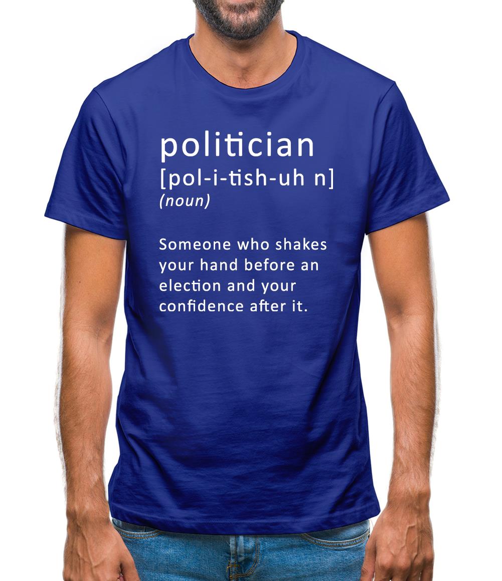 Funny Definition Politician Mens T-Shirt