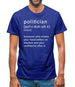 Funny Definition Politician Mens T-Shirt