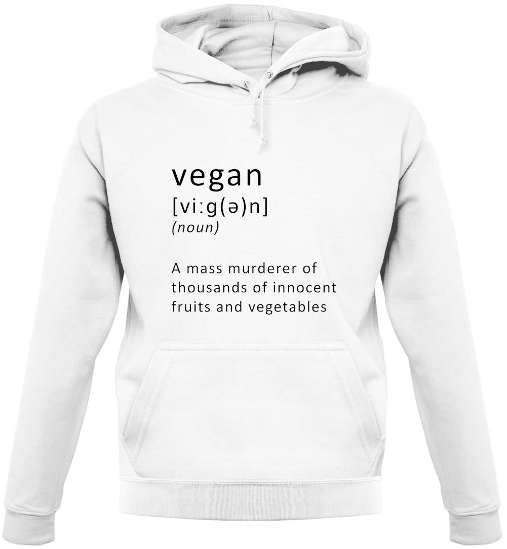 Funny Definition Vegan Unisex Hoodie
