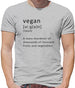 Funny Definition Vegan Mens T-Shirt