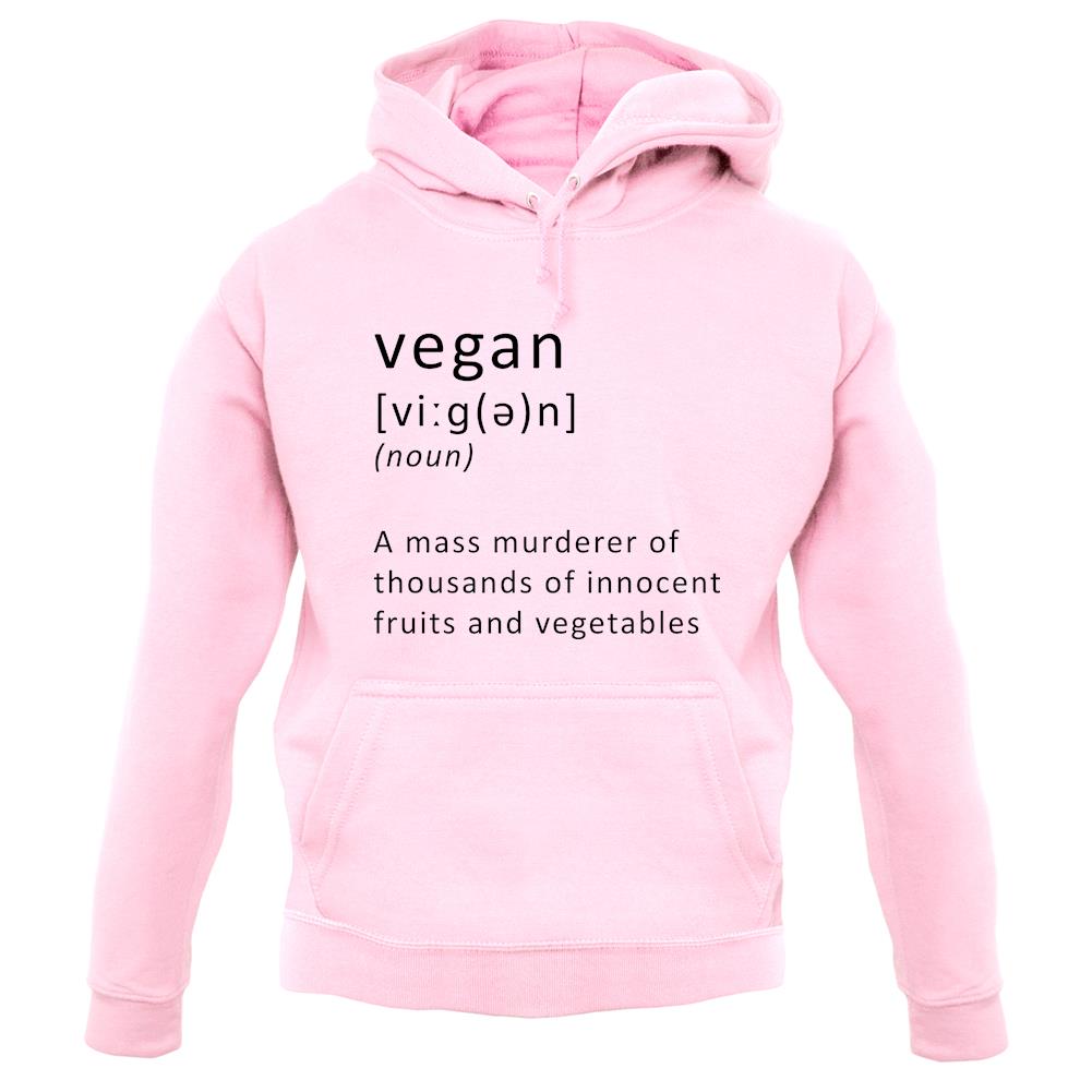 Funny Definition Vegan Unisex Hoodie