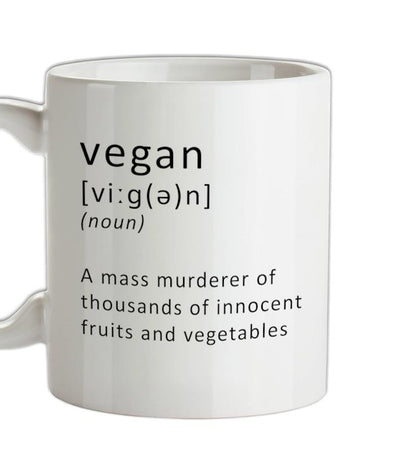 Funny Definition Vegan Ceramic Mug