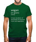 Funny Definition Vegan Mens T-Shirt