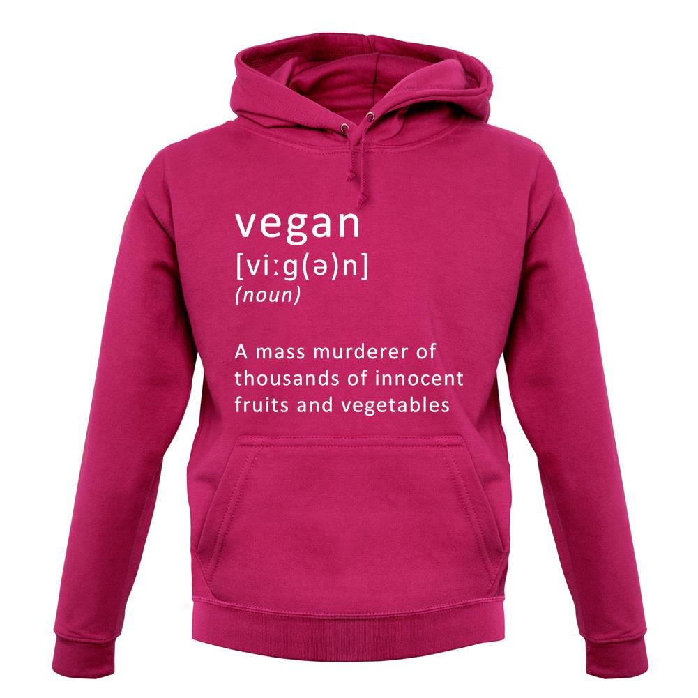 Funny Definition Vegan Unisex Hoodie