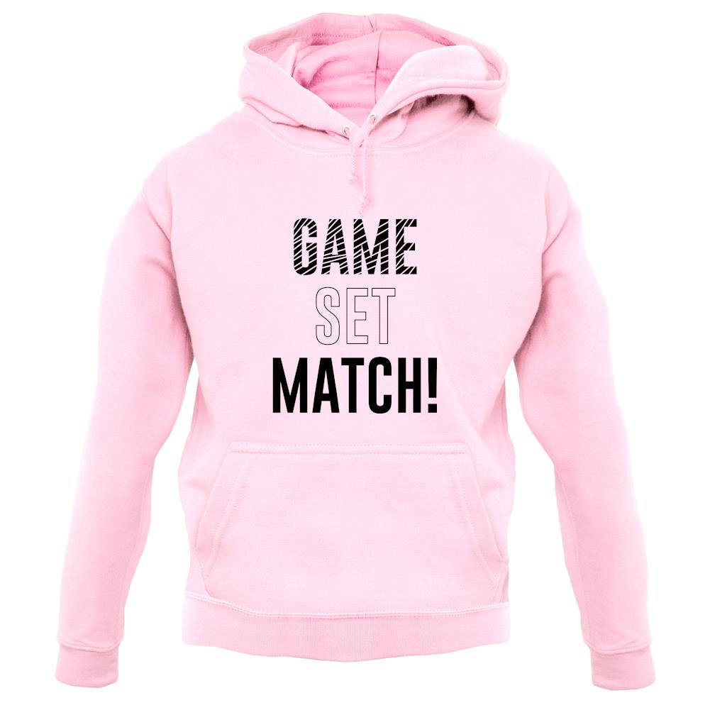 Game Set Match unisex hoodie