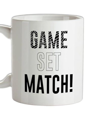 Game Set Match Ceramic Mug