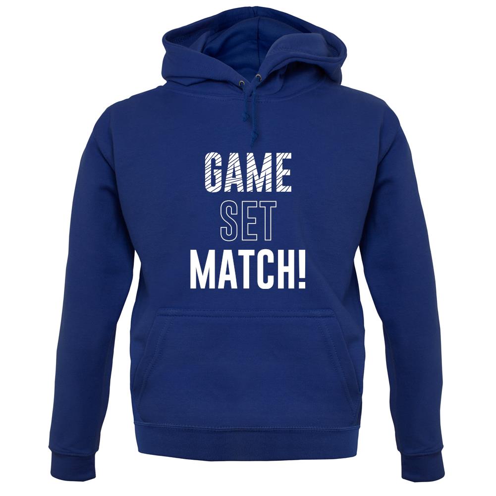 Game Set Match unisex hoodie