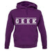 Geek (College Style Font) unisex hoodie