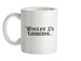 GOT House Saying - Stark Ceramic Mug