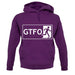 Gtfo (Get The F**K Out) unisex hoodie