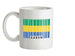 Gabon Barcode Style Flag Ceramic Mug