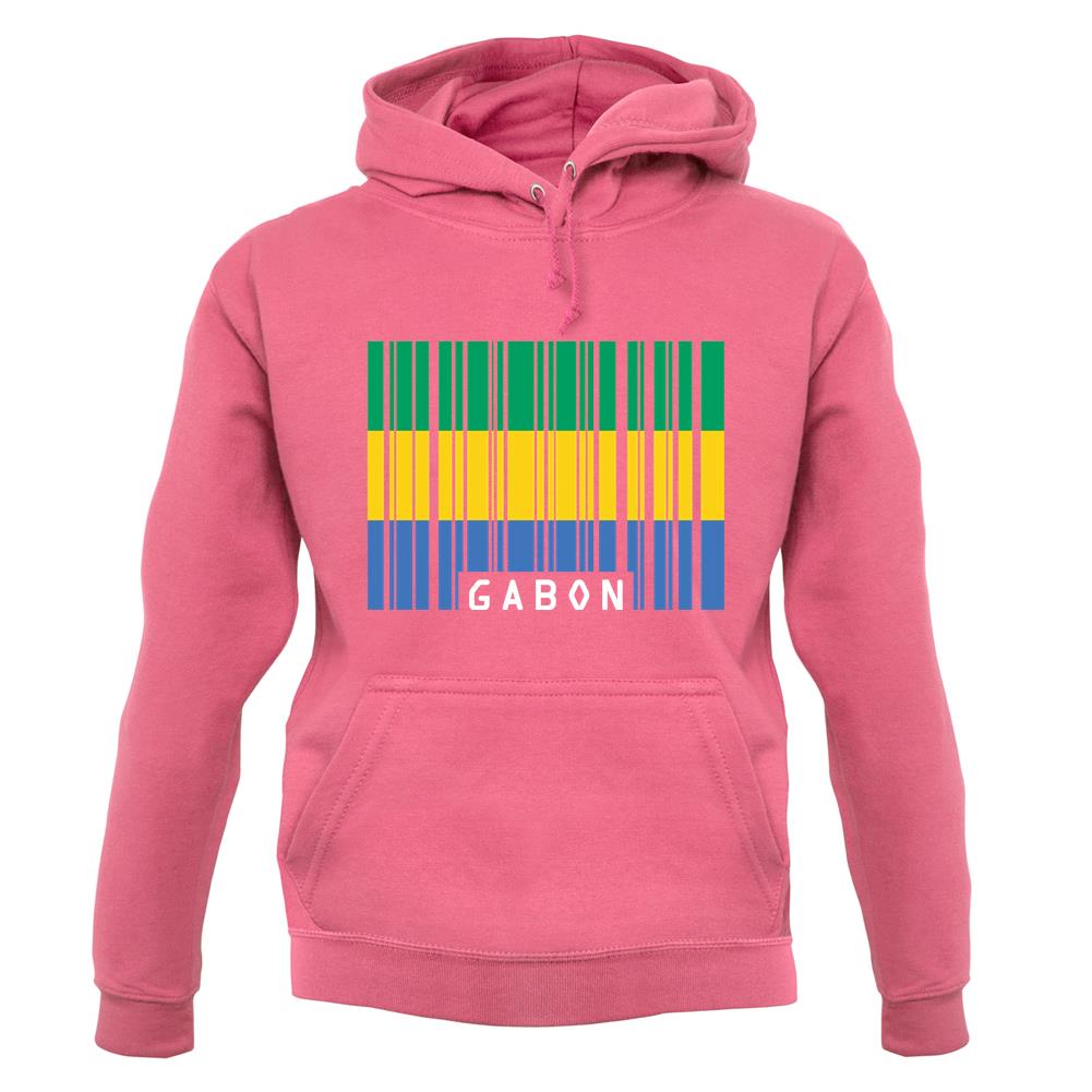 Gabon Barcode Style Flag unisex hoodie