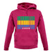 Gabon Barcode Style Flag unisex hoodie