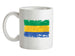 Gabon Grunge Style Flag Ceramic Mug