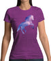 Galaxy Horse Womens T-Shirt